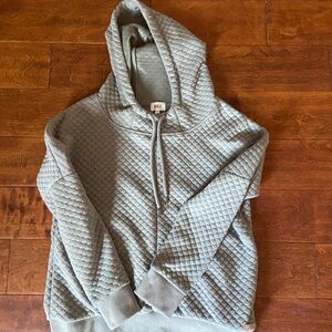BKE Quilted Pullover in Olive